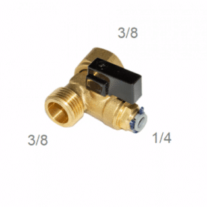 Víztisztító T-idom – 3/8 col × 1/4 col