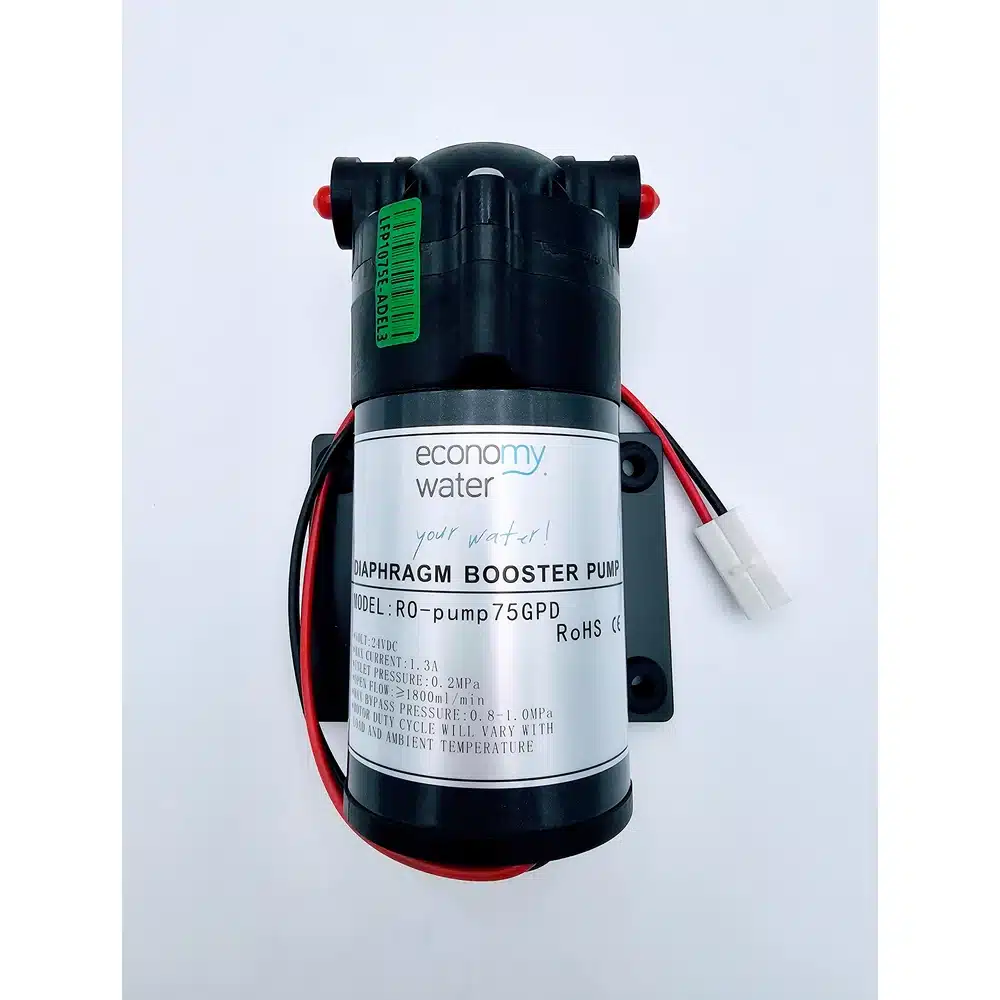 75GPD szivattyú ozmózis rendszerekhez adapter nélkül, 24 V, Economy Water