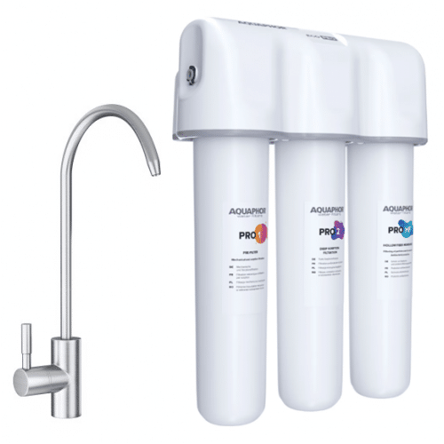 Aquaphor ECO Pro víztisztító – WGL inox csapteleppel