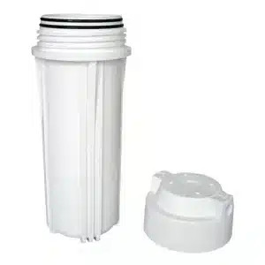 PurePro 10" Szűrőház, fehér, dupla "O" gyűrűs 1/4" csőcsatlakozással, belsőmenet (PurePro)